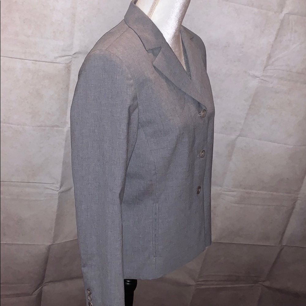 Light Gray Pendleton Light Wool Jacket -Classic - image 8